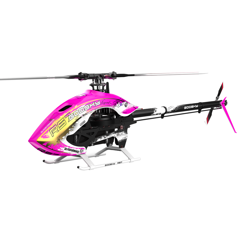 Goosky RS7 Ultra Helicopter Kit – Pink (Azure 700/105 Blades)