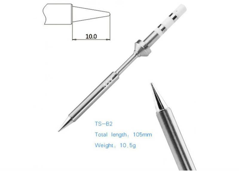 SEQURE TS-B2 Soldering Iron Tip (Compatible with TS/SQ Irons)