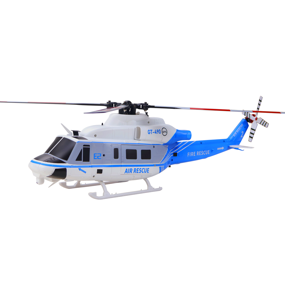 Goosky E2 UH-1Y Blue/White GPS Scale Helicopter RTF w/ Carrying Case