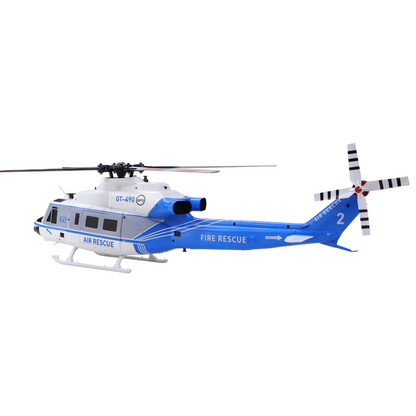 Goosky E2 UH-1Y Blue/White GPS Scale Helicopter RTF w/ Carrying Case