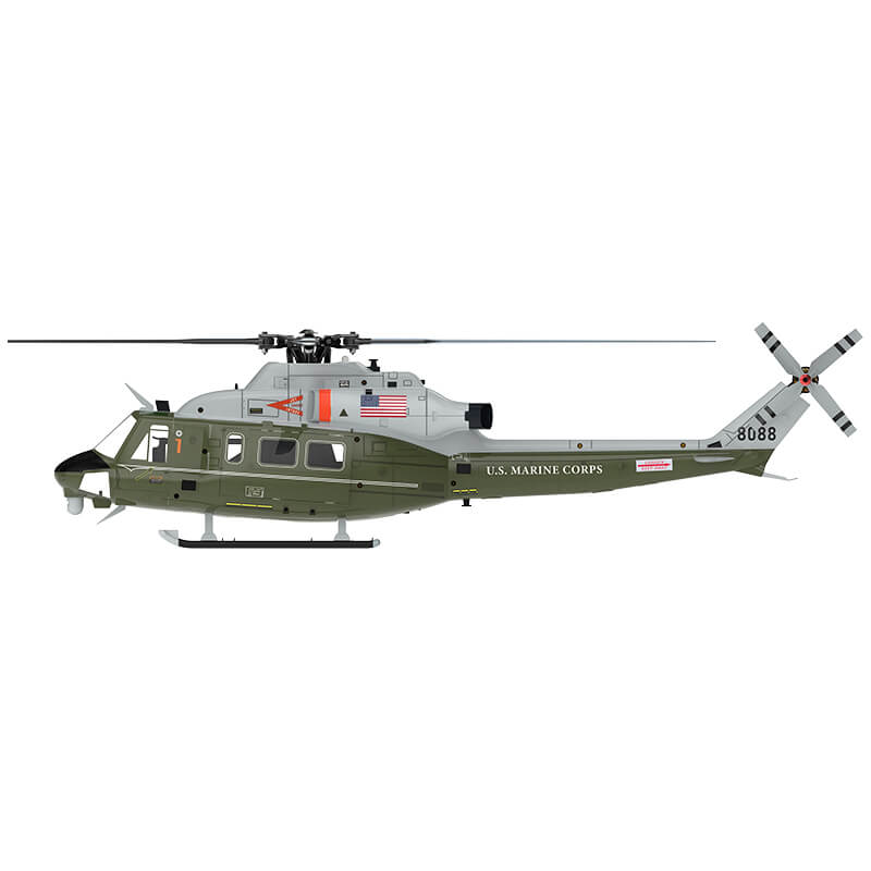 Goosky E2 UH-1Y Marine One GPS Scale Helicopter – BNF w/ Carrying Case