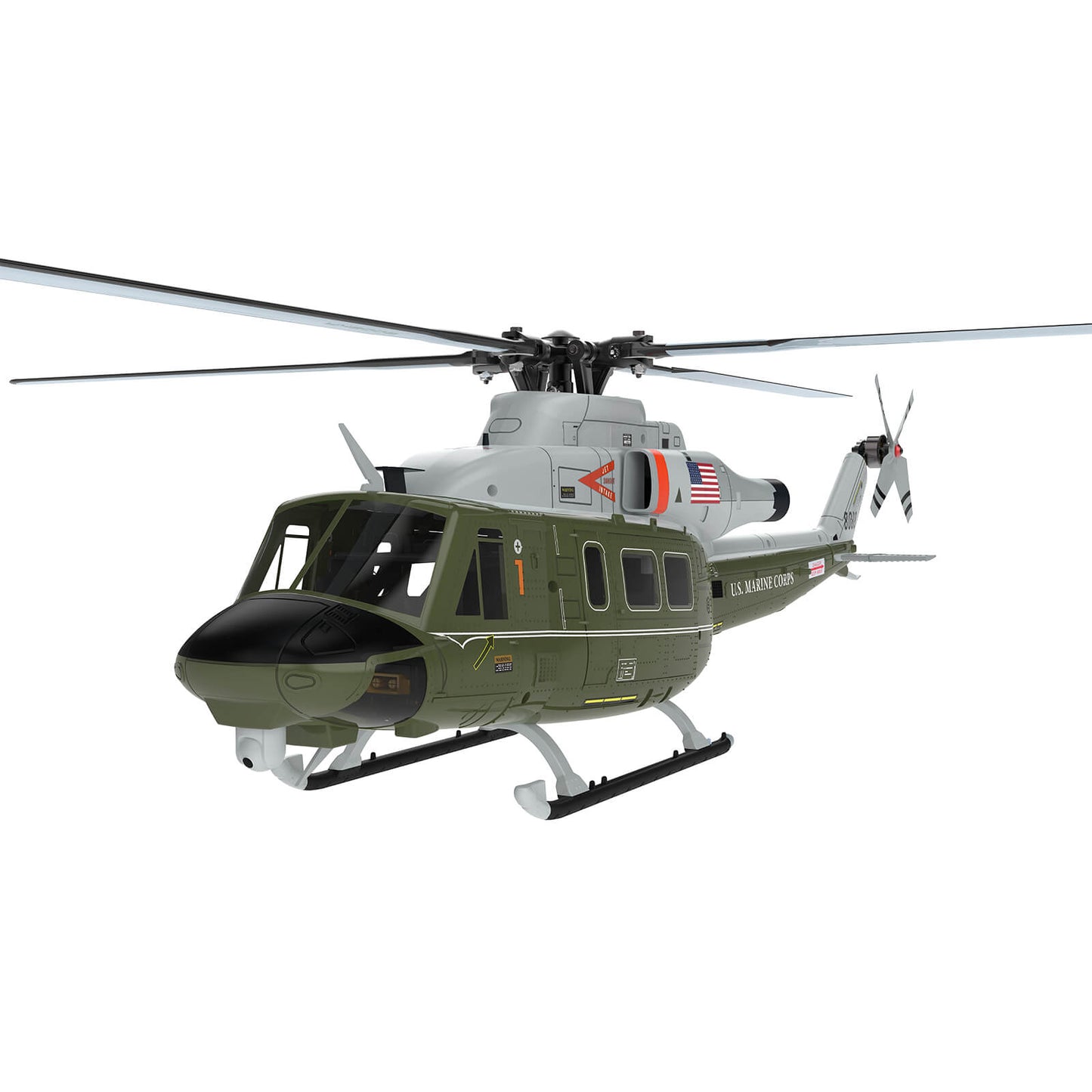 Goosky E2 UH-1Y Marine One GPS Scale Helicopter – BNF w/ Carrying Case