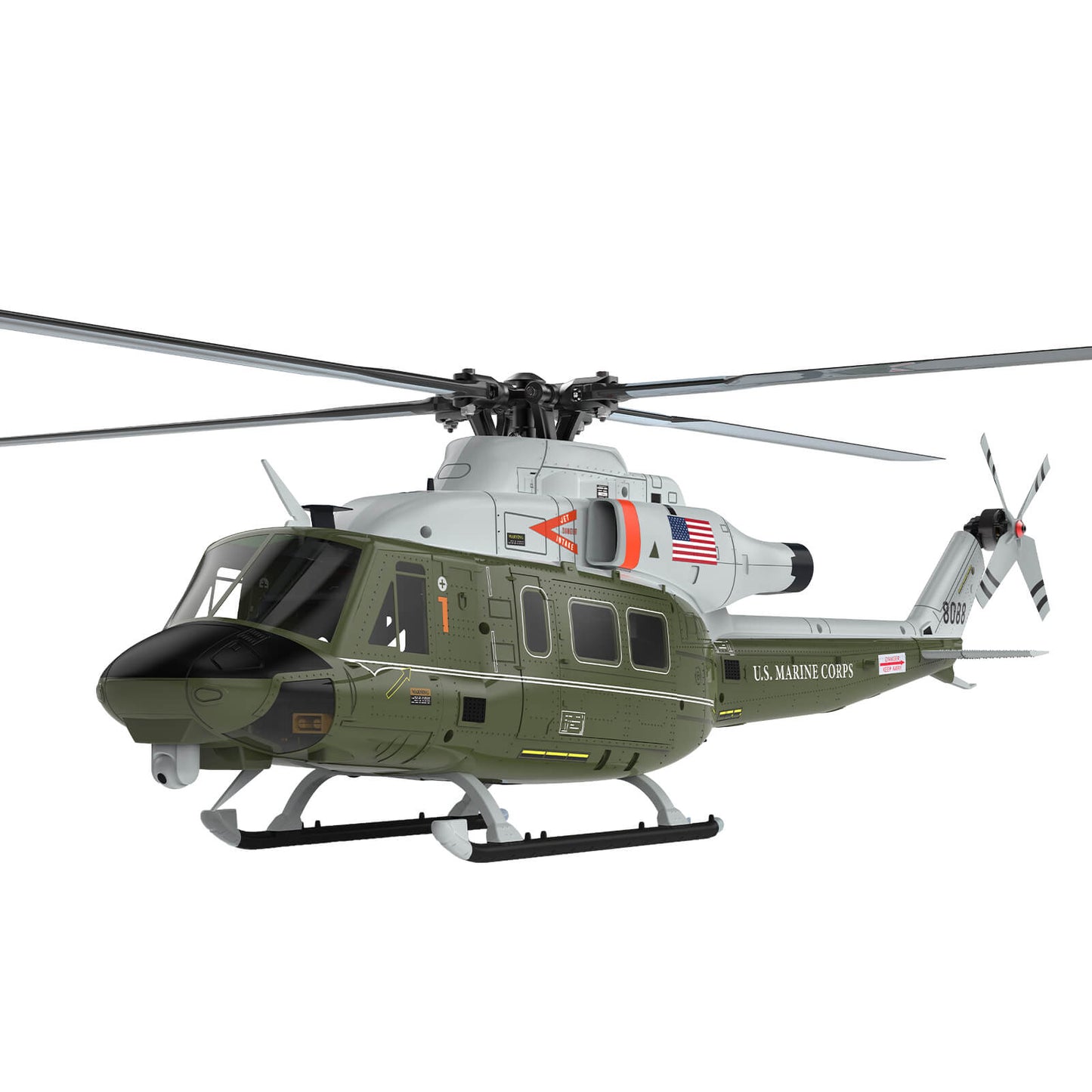Goosky E2 UH-1Y Marine One GPS Scale Helicopter – BNF w/ Carrying Case