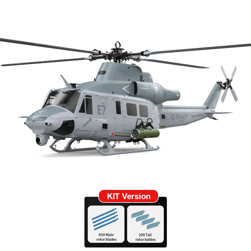 Goosky E7 UH-1Y Venom 1:9 Scale Helicopter ARF Kit
