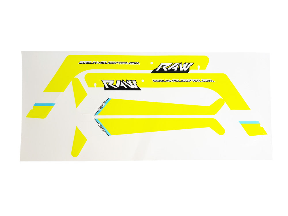 STICKER SET YELLOW - Raw 500