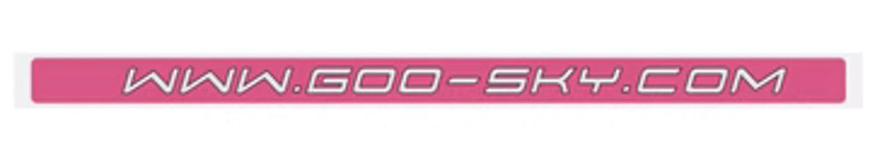 Goosky RS4 Tail Boom Sticker - White