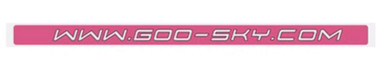 Goosky RS4 Tail Boom Sticker - White