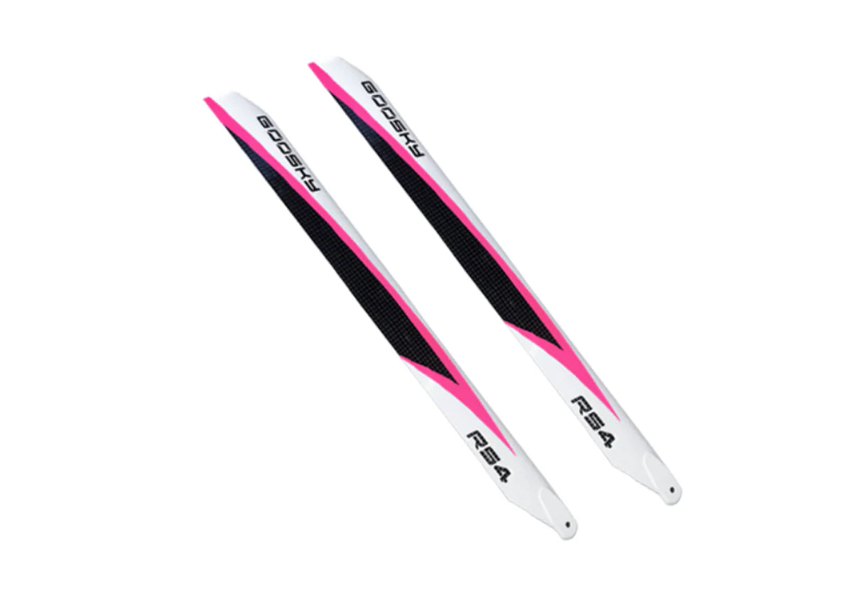 Goosky RS4 Carbon Fiber 390mm Main Blades - Pink