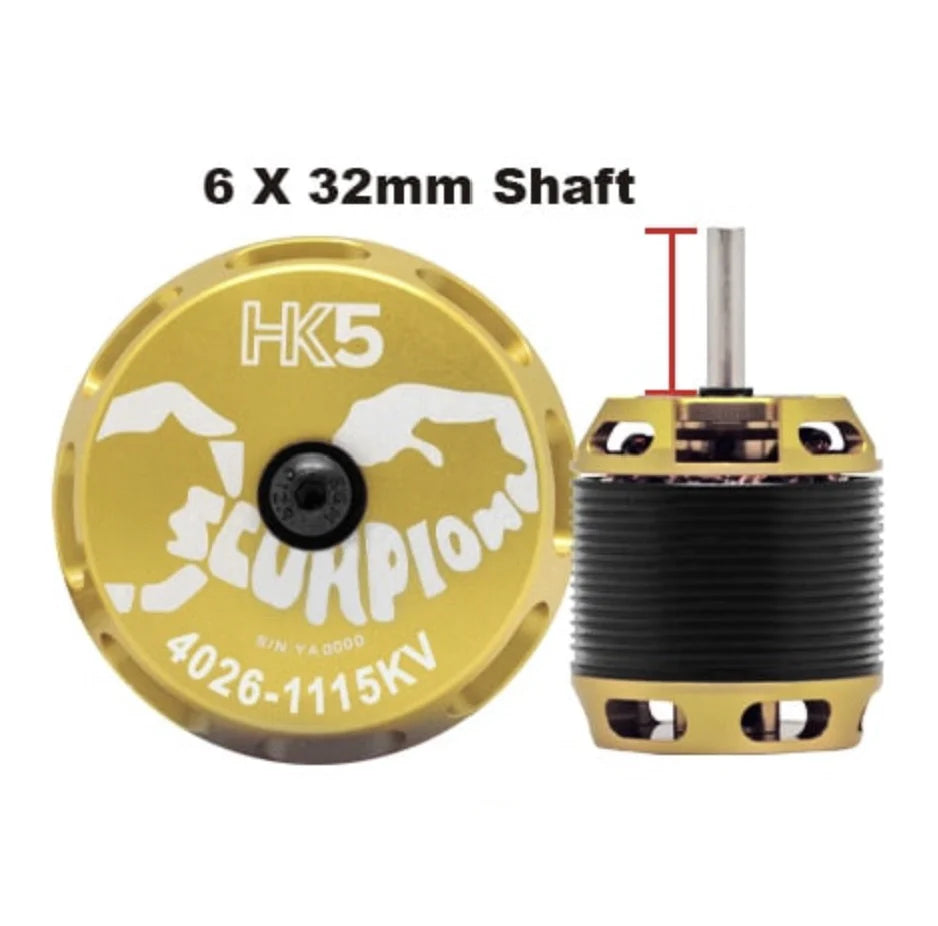 Scorpion HK5 4026 1115KV Brushless Motor (6x32mm shaft)