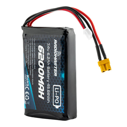 Radiomaster 2S 7.4V 6200mAh Lipo Battery - TX15/TX16S *** Pre-order