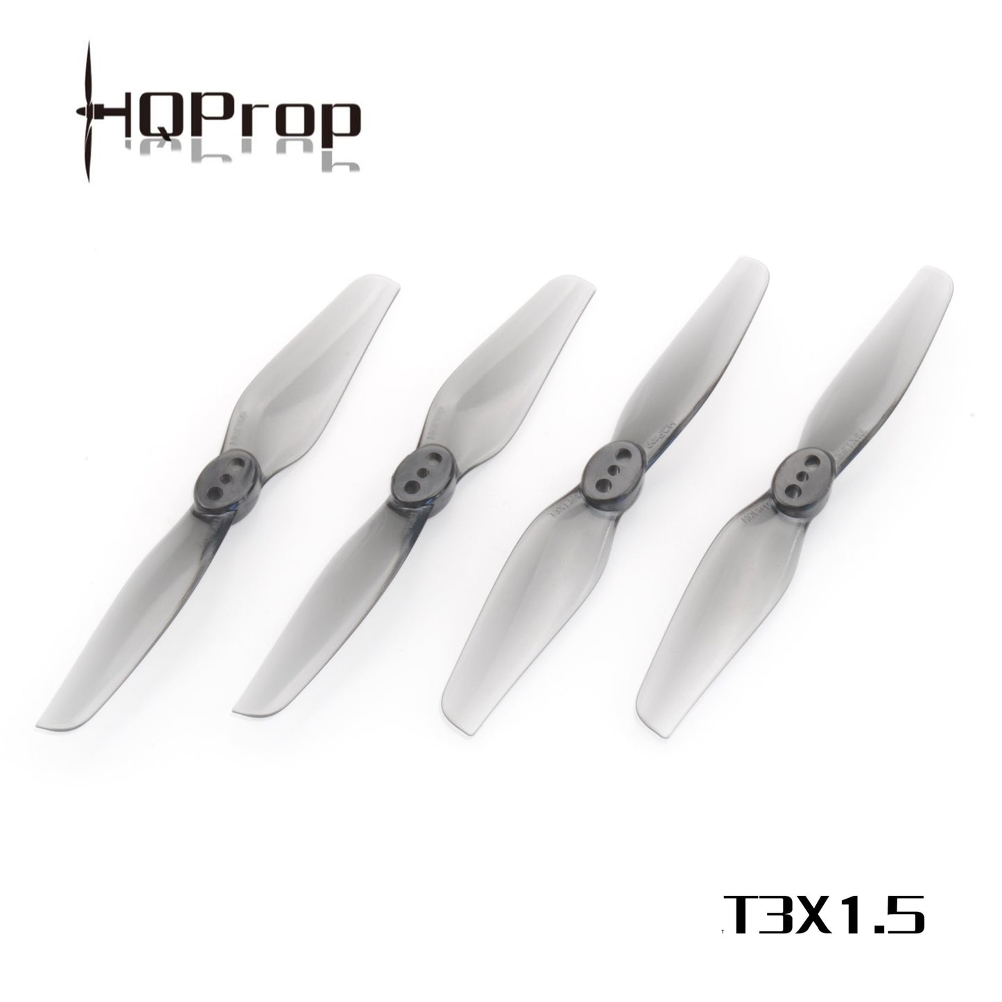 HQ Durable Prop T3X1.5 Grey (2CW+2CCW) - Poly Carbonate
