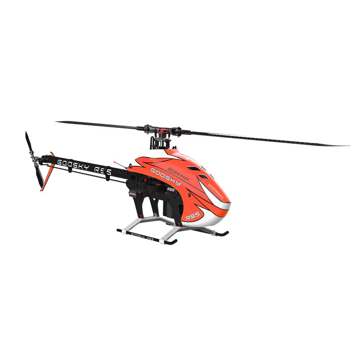 Goosky Legend RS5 Helicopter Kit w/ AZ Blades - Orange