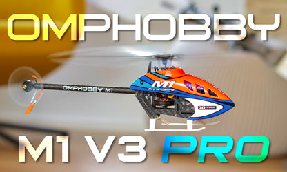 OMPHobby M1 V3 Pro BNF Helicopter (Cosmic Orange)