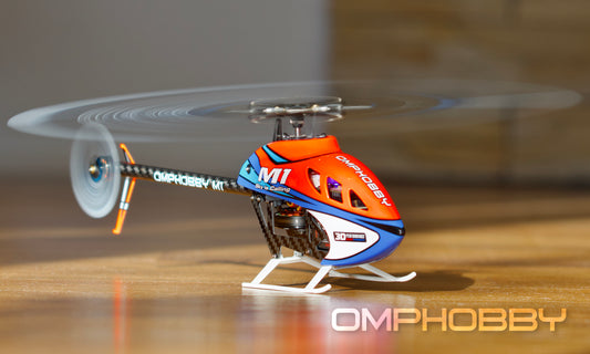 OMPHobby M1 V3 Pro BNF Helicopter (Cosmic Orange)