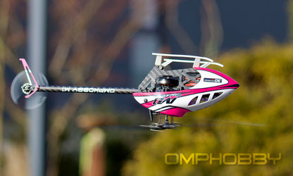 OMPHobby M1 V3 Pro BNF Helicopter (Nebular Pink)