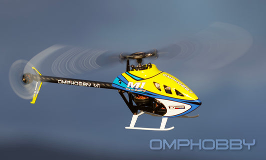OMPHobby M1 V3 Pro BNF Helicopter (Solar Yellow)