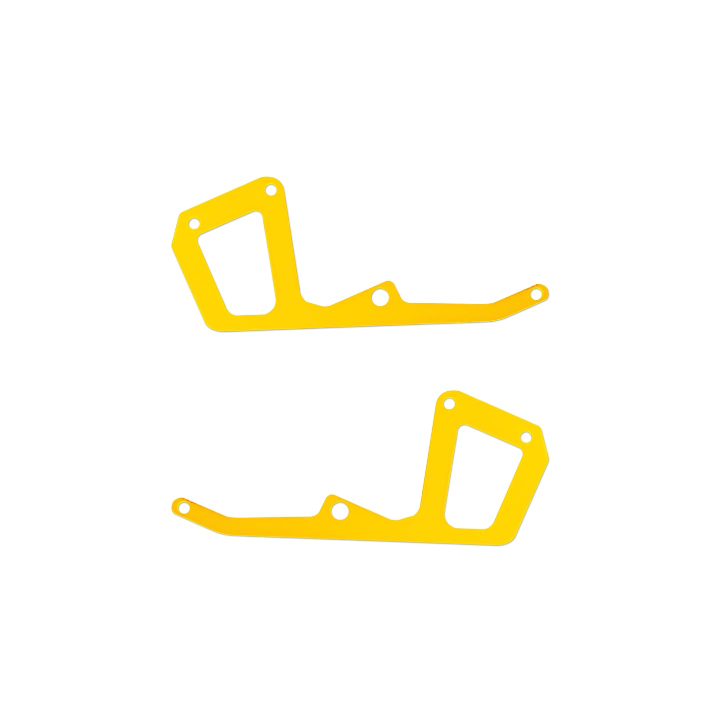 OMP M2 V3 Pro Frame Rear Carbon Reinforcement Plate - Yellow