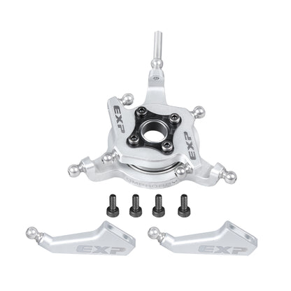 OMP M4 EXP upgrade set Swashplate + Arms (Silver)