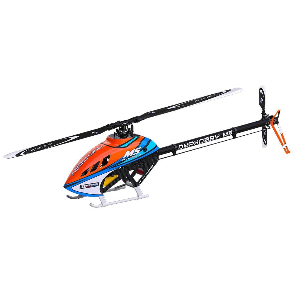 OMPHobby M5 Helicopter (no blades) - Orange