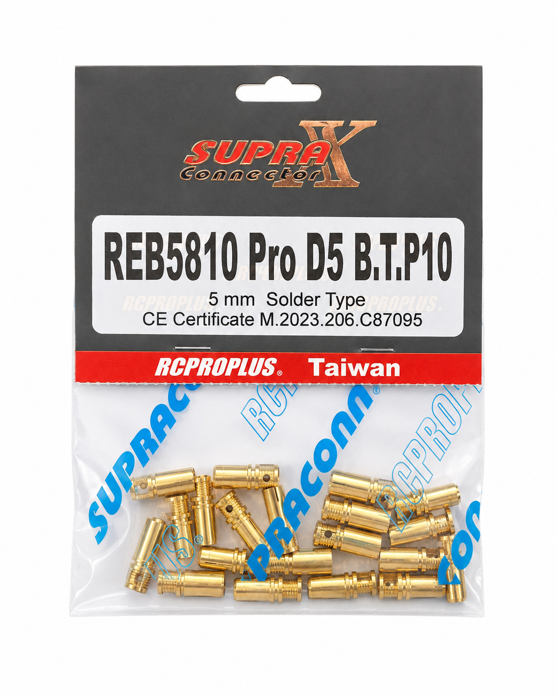 RCPROPLUS REB5810 Pro D5 B.T.P10 5mm Bullet Connectors