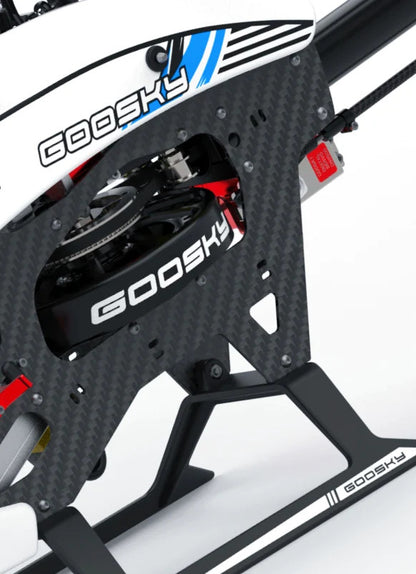Goosky Legend RS4 Helicopter - PNP Combo (White) - Victoria Day Weekend Promo (May 18-21) 2x Free 6s 2200mah Gens ace lipo included