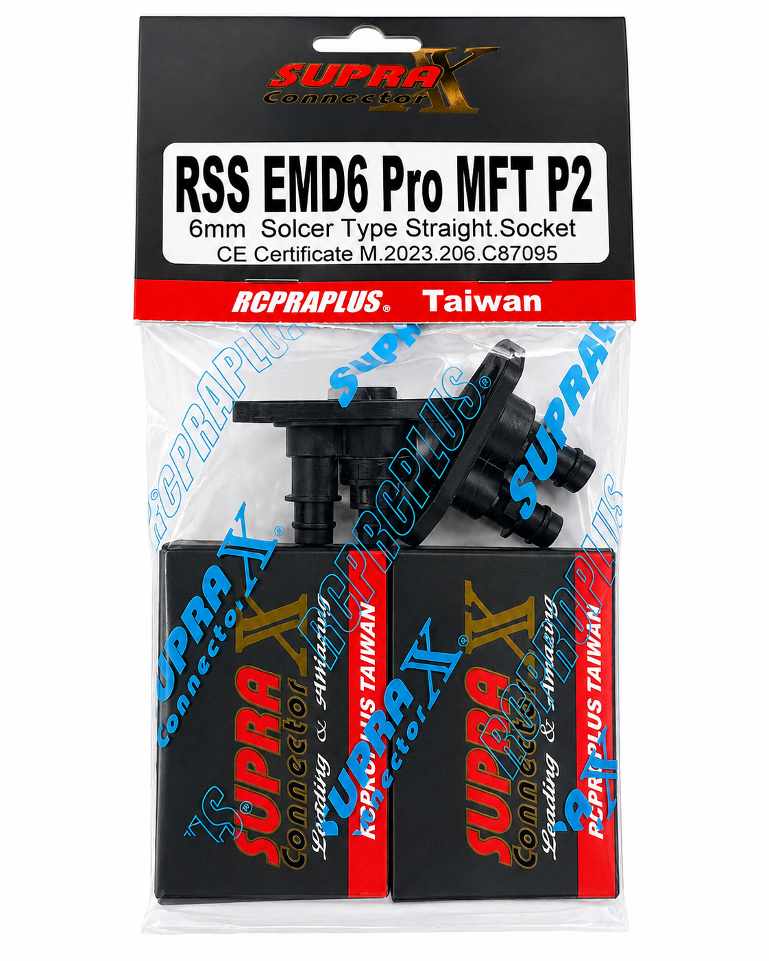 RCPROPLUS RSS EMD6 PRO MFT P2 6mm Straight Socket Connector