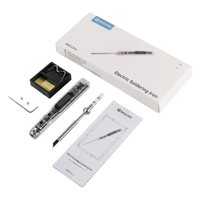 SEQURE SI012 Pro Max - Fully Adjustable Portable Soldering Iron w/ TS B2 Tip