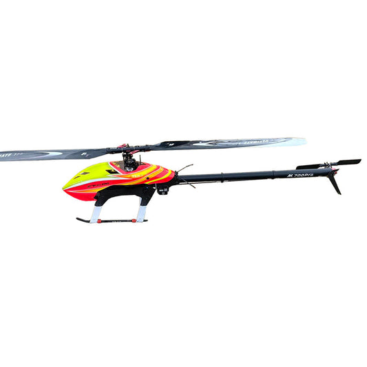 AK700 Pro Helicopter Kit RED/YELLOW w/ RotorTech Blades