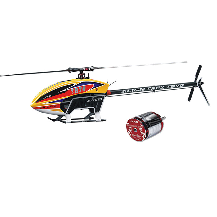 Align TB70 Electric Helicopter Kit (Yellow) With 850MX (490KV) Motor