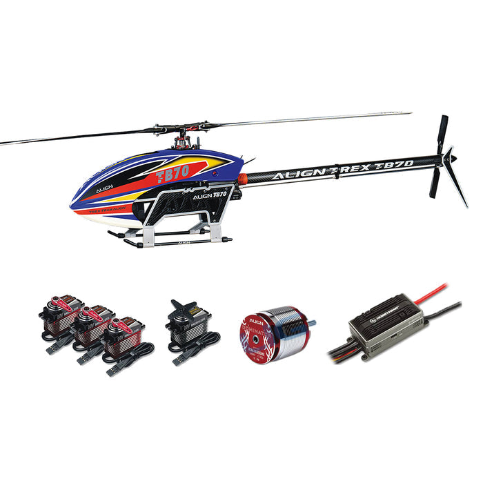 Align TB70 Electric Helicopter Top Combo (Blue - New Version)