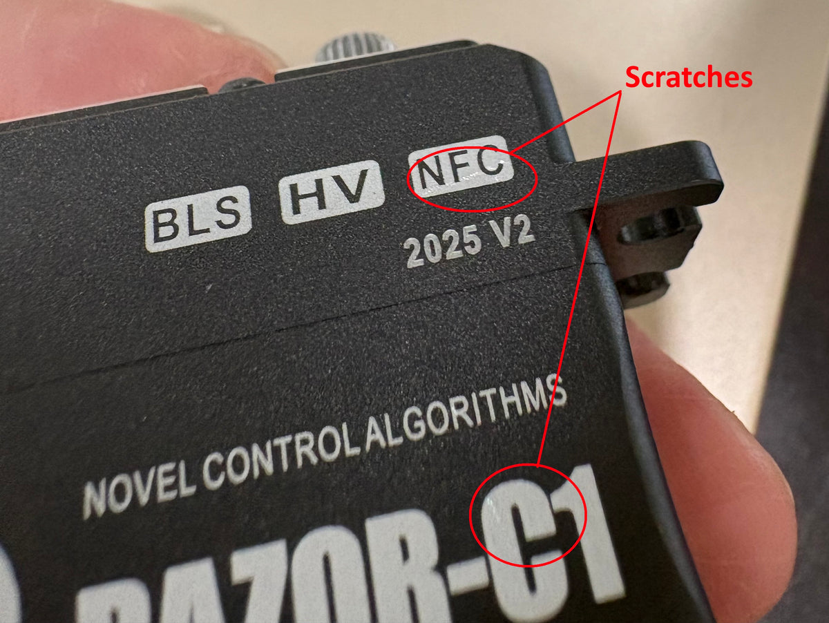THETA RAZOR-C1 NFC HV Standard Cyclic Brushless Servo - Cosmetic Scratch