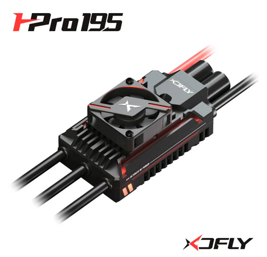 XDFly HPro 195A SBEC ESC (6–14S, 600–700 Class Helicopters) *** Free gift ***
