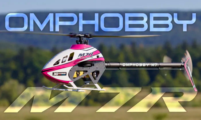 OMPHobby M7R Helicopter Kit - Nebula Pink