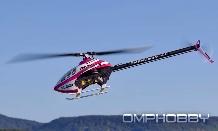 OMPHobby M7R Helicopter Kit - Nebula Pink