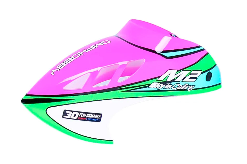 OMPHOBBY M2 V3 Pro Canopy Set - Plasma Pink