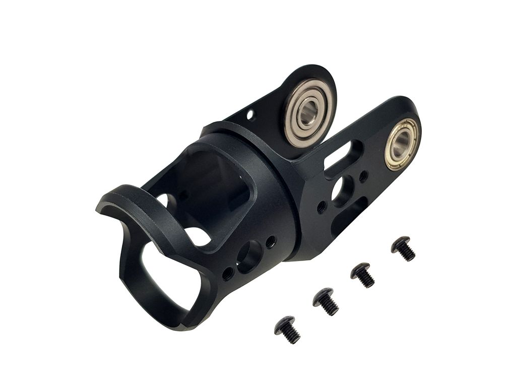 Aluminum D35 Tail Case With Big S6 Flanged Bearing - ilGoblin Competizione