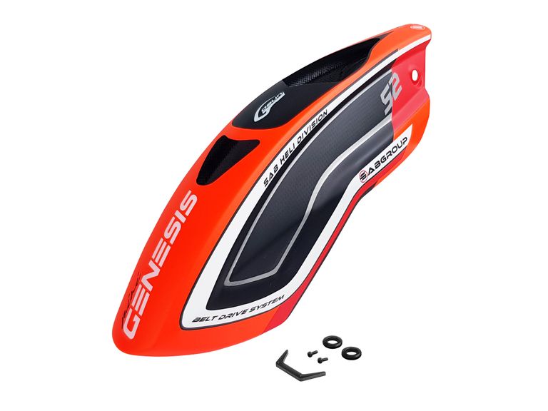 Carbon Fiber Canopy Matte Orange - Mini Genesis