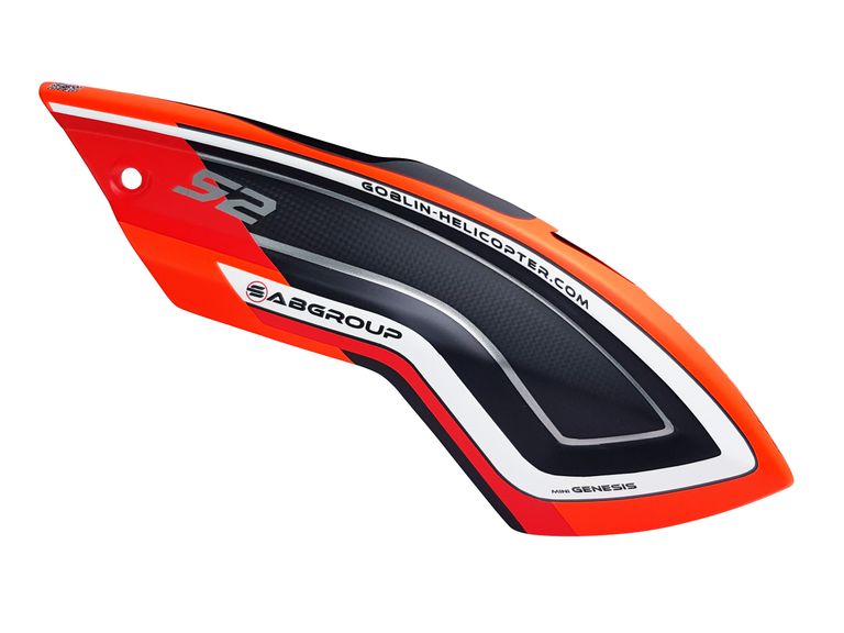 Carbon Fiber Canopy Matte Orange - Mini Genesis