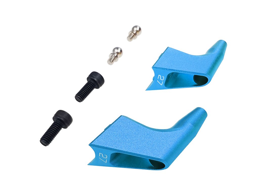 Aluminum Blue Blade Grip Arm 27mm - ilGoblin Competizione