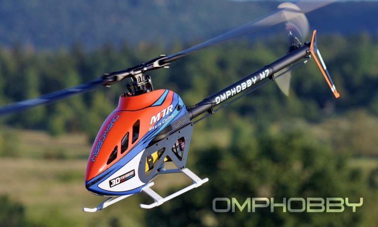 OMPHobby M7R Helicopter Kit (w/ main & tail blades) - Orange