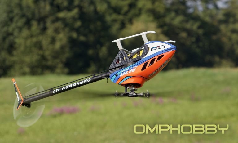 OMPHobby M7R Helicopter Kit (w/ main & tail blades) - Orange
