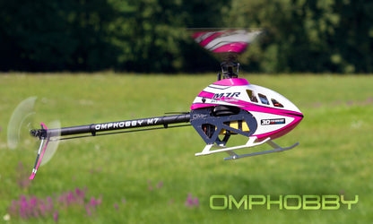 OMPHobby M7R Helicopter Kit (w/ main & tail blades) - Pink