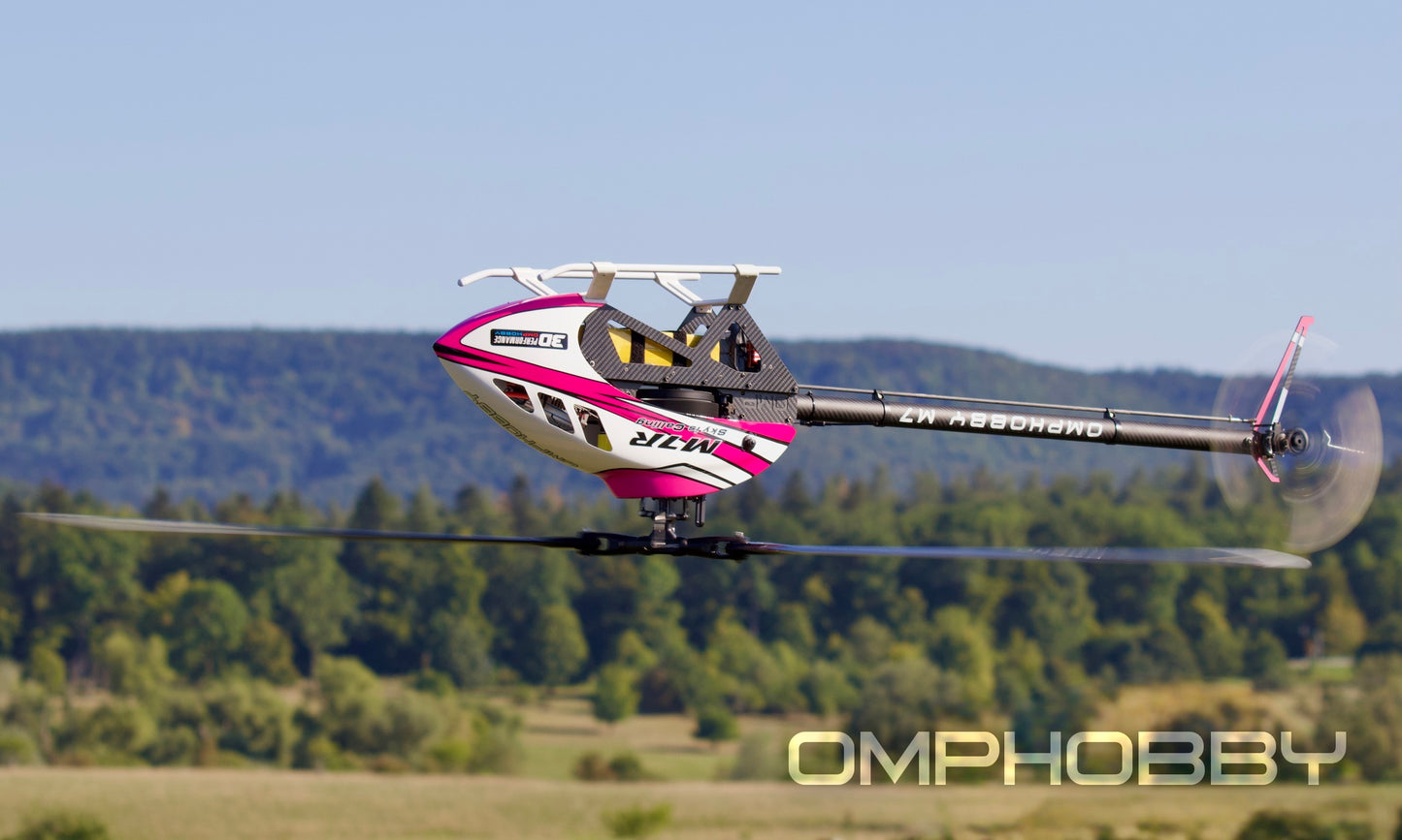 OMPHobby M7R Helicopter Kit (w/ main & tail blades) - Pink
