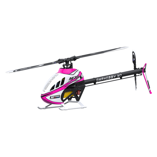 OMPHobby M7R Helicopter Kit (w/ main & tail blades) - Pink