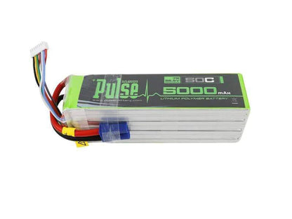 Pulse 5000mah 50C 25.9V 7S Lipo Battery - EC5 Connector