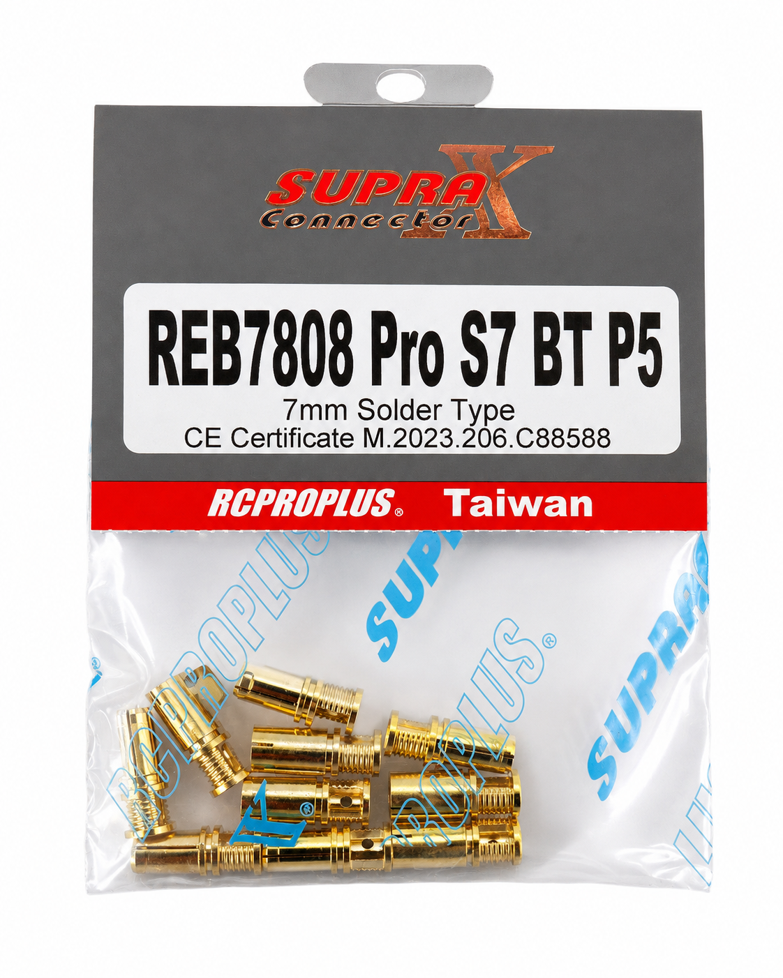 RCPROPLUS REB7808 PRO S7 BT P5 7mm Bullet Terminal Set