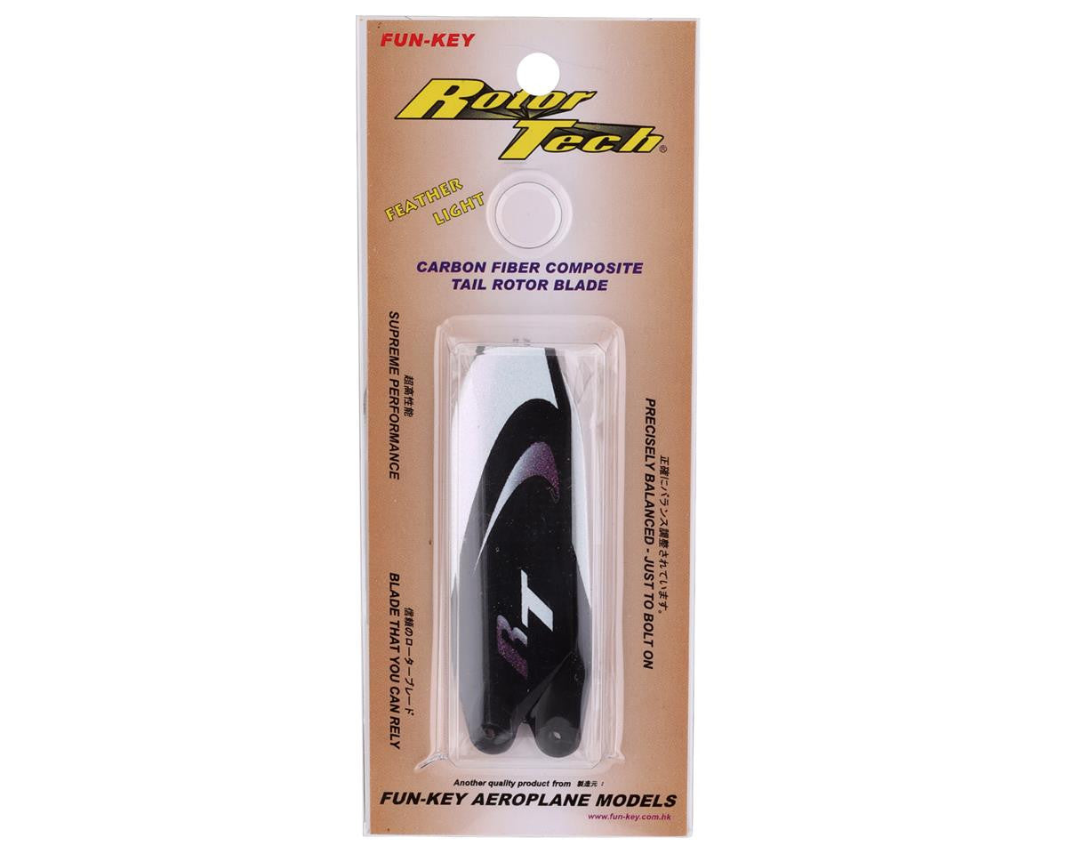RotorTech 71mm "Ultimate" Tail Rotor Blade Set - OMP M4/Goosky RS4/Venom/Raw 420 (B-surface)