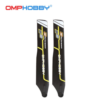 OMP 125mm Main Blade Racing Yellow (Hard) - M1 Evo