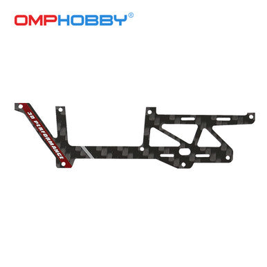 OMP M1 Fuselage Left Carbon Fiber Board (Glamour Red) - M1 Evo