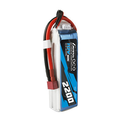 Gens Ace 2200mAh 60C 11.1V 3S1P Lipo Battery Pack With EC3 Connector
